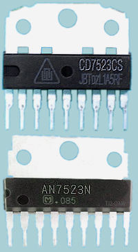 amplificadores de audio AN7523N y CD7523CS